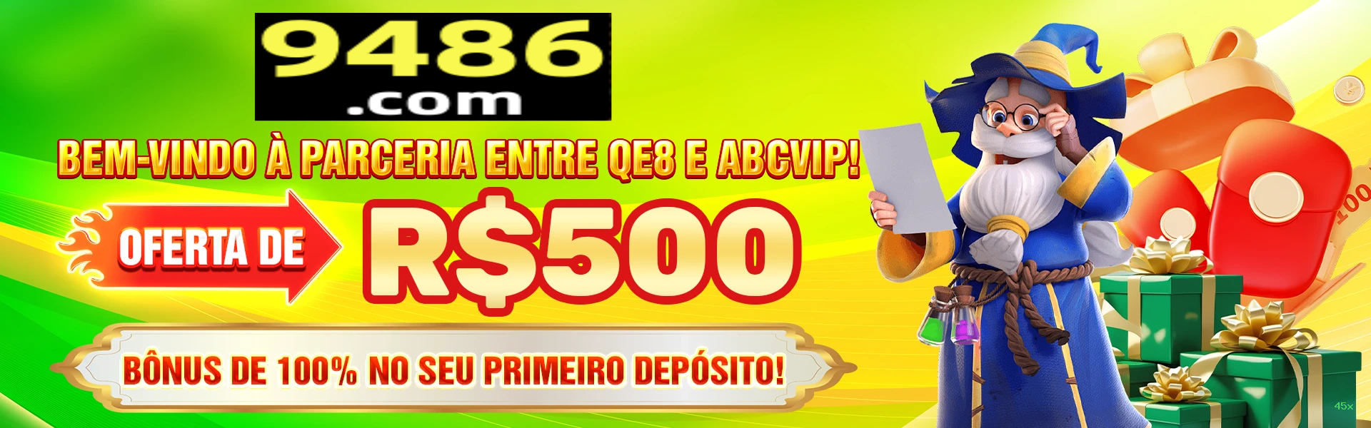 Controles de paJogonto e BRL em 45x